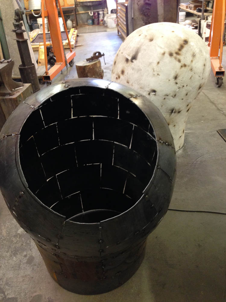 Open Vessel (Intake), Darrin Hallowell, 2014, In progress 