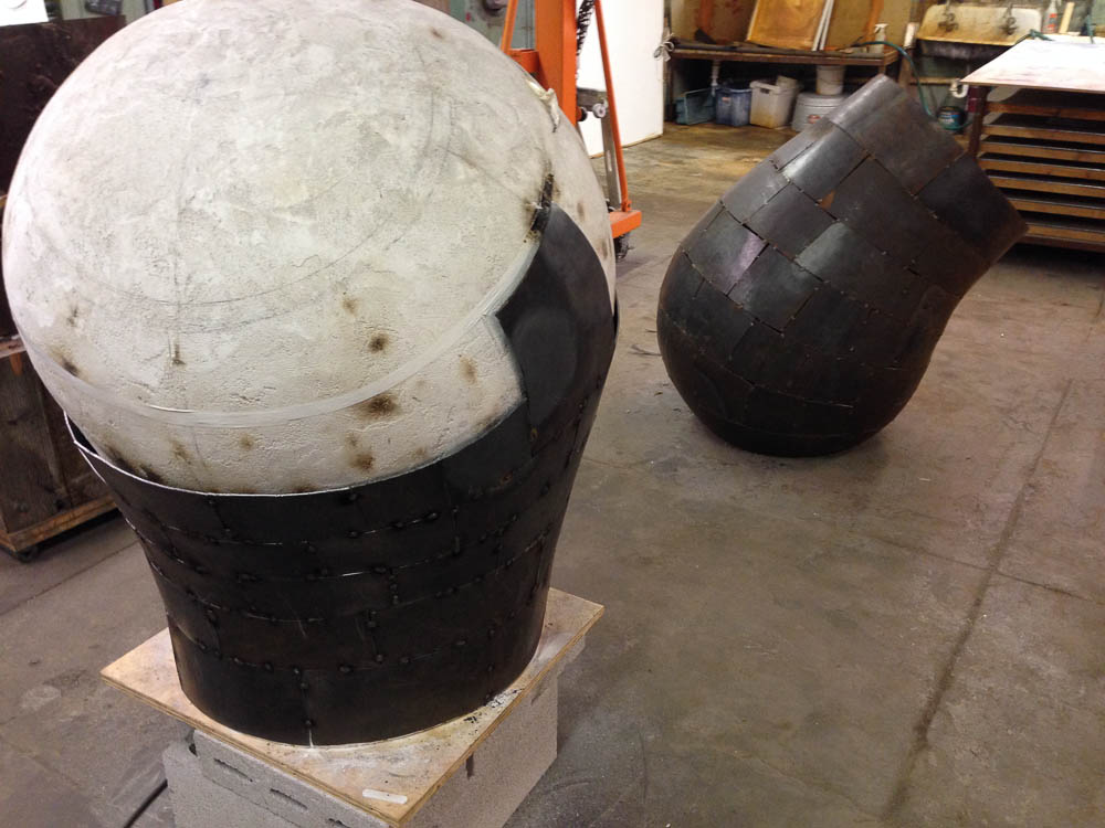 Open Vessel (Intake), Darrin Hallowell, 2014, In progress  with Open Vessel (Intake Trace)