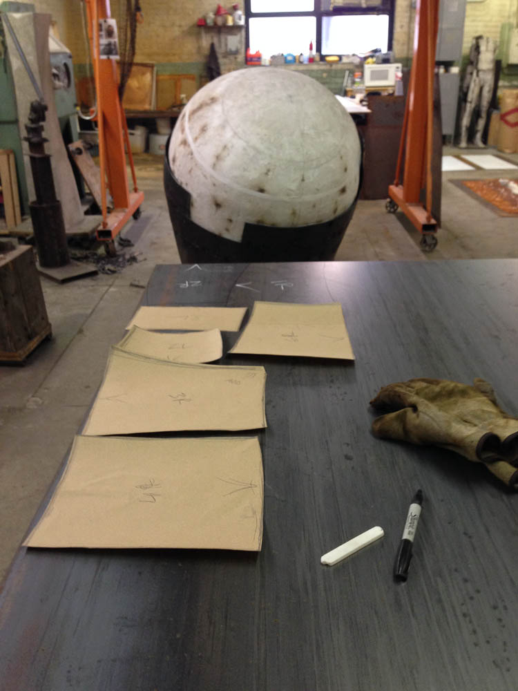 Open Vessel (Intake), Darrin Hallowell, 2014, In progress  with Open Vessel (Intake Trace)