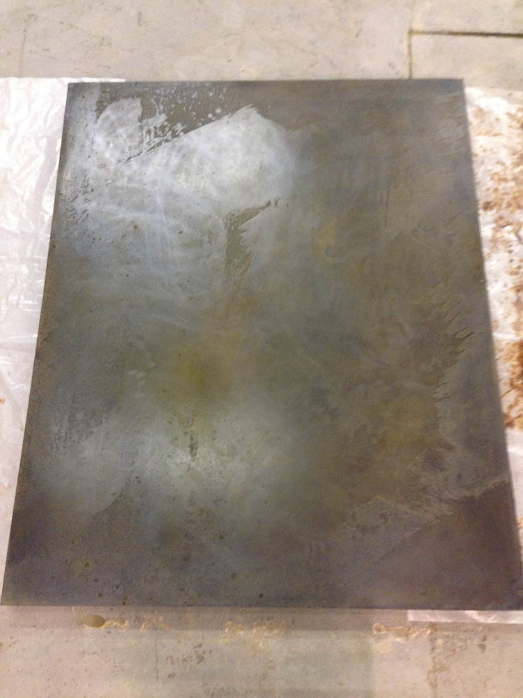 Iron Bloom (Reverse), Darrin Hallowell, 2014, In progress