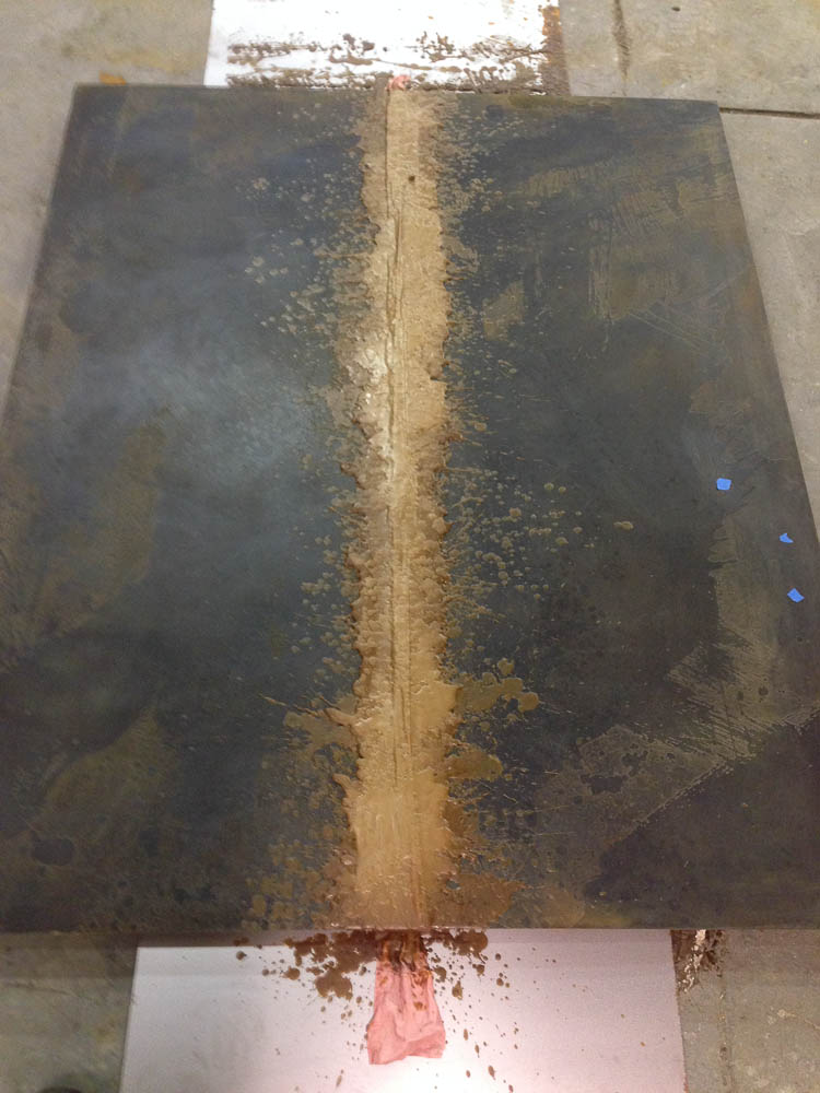 Iron Bloom (Reverse), Darrin Hallowell, 2014, In progress