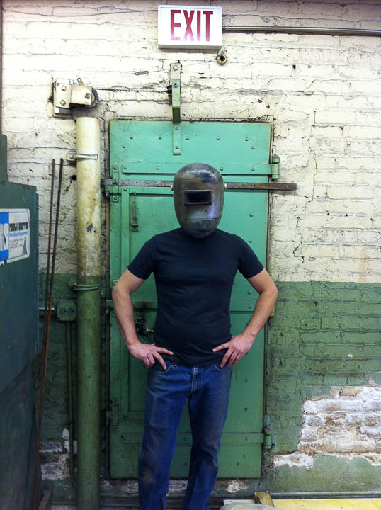 Actuation – Conversion Exhibition, Darrin Hallowell, 2014, McCormick Gallery, Studio Visit - Iron Man
