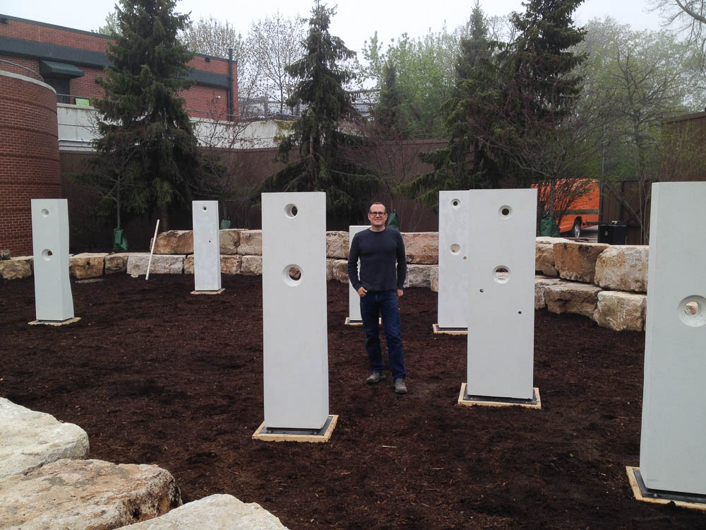 Points of Influence, Lincoln Park Zoo, Nature In Motion installation, Darrin Hallowell, 2015