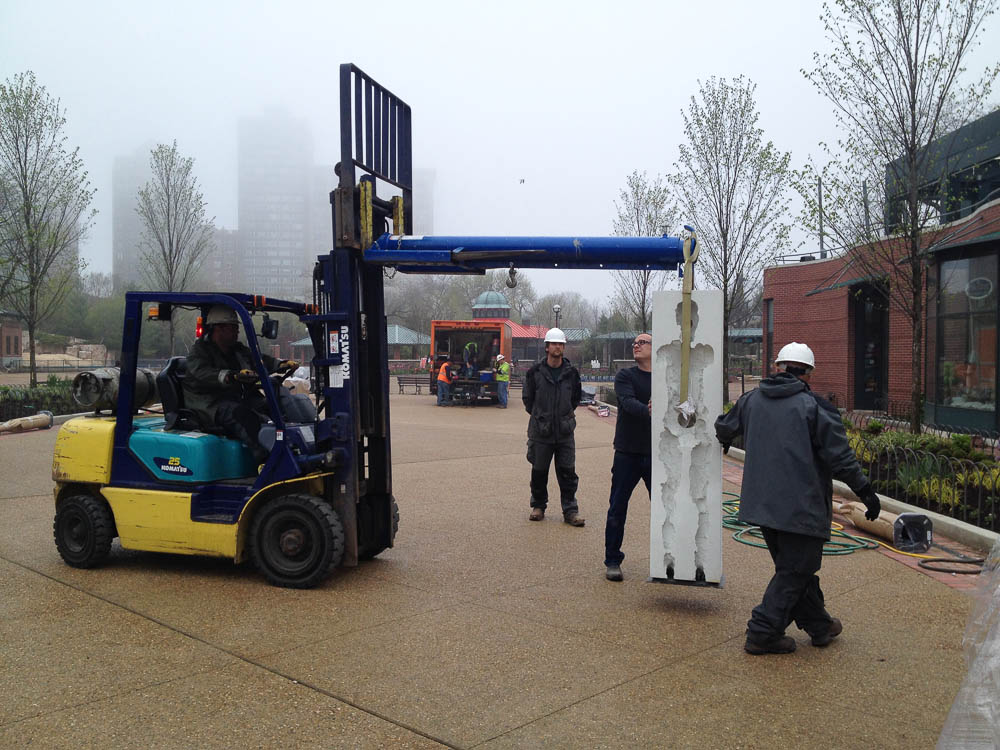 Points of Influence, Lincoln Park Zoo, Nature In Motion installation, Darrin Hallowell, 2015