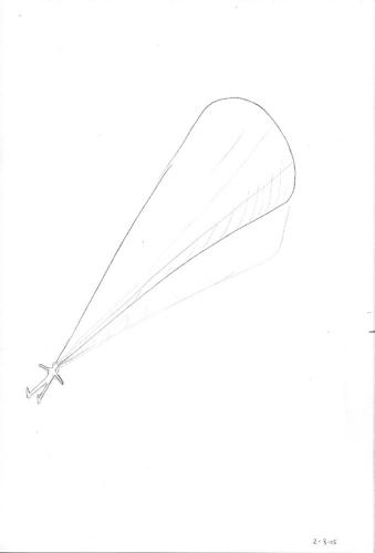 Muslin Figures (Preliminary Drawing). 2005. Graphite on paper. 8½ x 11" Darrin Hallowell