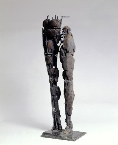 Brace. 1999. Ceramic, steel. 34 x 10 x 11
