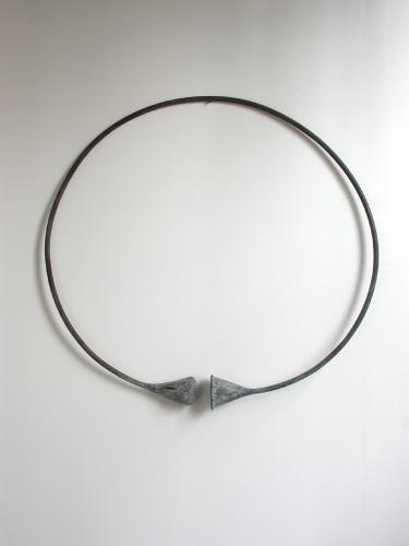 Circle Funnel (Fist). 2003. Copper. 37 x 37 x 5