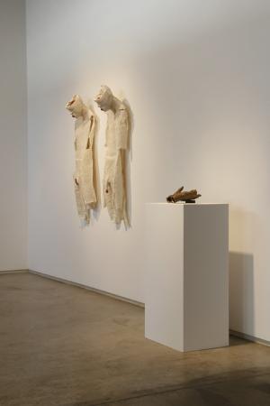 Ariadne's Clew. 2007. View of front gallery His and Hers, Vestige (What you will leave). Darrin Hallowell